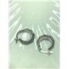 Image 1 : Silver Hoop Earrings, Suggested Retail Value $50