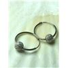 Image 1 : Silver Hoop Earrings, Suggested Retail Value $80