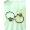 Image 2 : Silver Hoop Earrings, Suggested Retail Value $80
