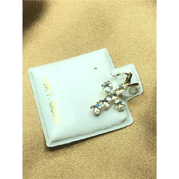 10K Yellow Gold Moonstone Pendant, Made in Canada, Suggested Retail Value $150