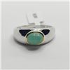 Image 2 : Silver Emerald(1.3ct) Ring, Suggested Retail Value $180