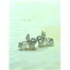 Image 2 : Silver Cubic Zirconia Earrings, Suggested Retail Value $80