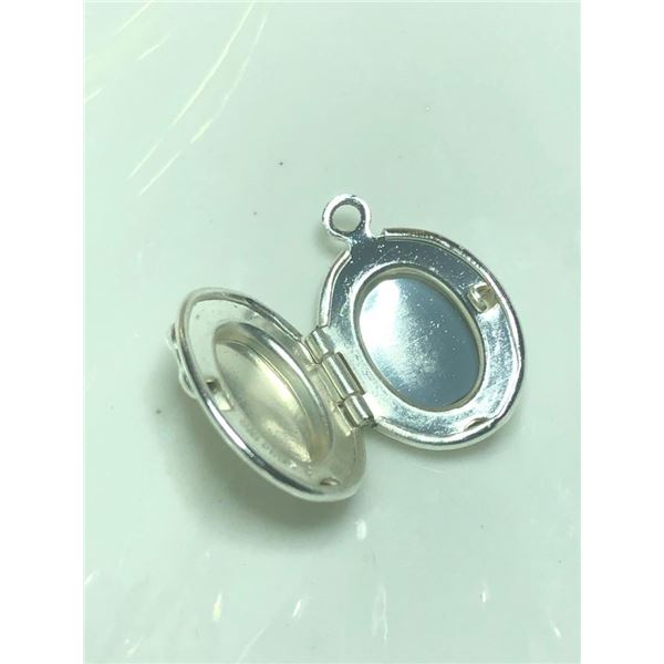 Silver Locket Pendant, Suggested Retail Value $60