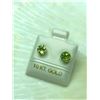 Image 1 : 10K Yellow Gold Peridot(1.2ct) Earrings, Made in Canada, Suggested Retail Value $120