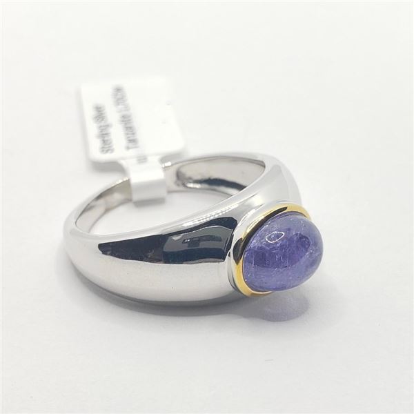Silver Tanzanite(1.7ct) Ring, Suggested Retail Value $150