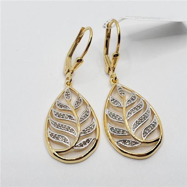 Silver Diamond(0.2ct) Earrings, Suggested Retail Value $250