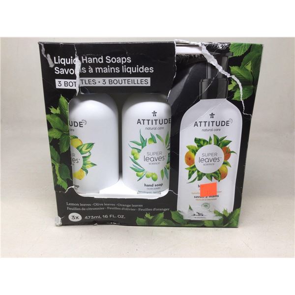 Attitude Super Leaves Liquid Hand Soaps (3 x 473ml)