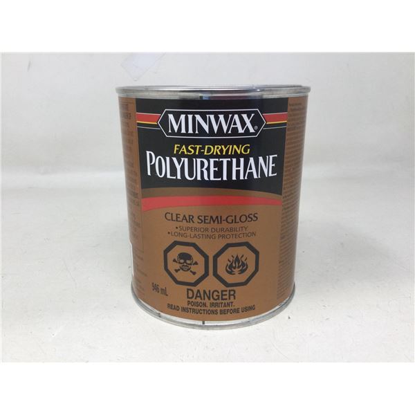 Miniwax Fast-Drying Polyurethane- Clear Semi-Gloss (946ml)