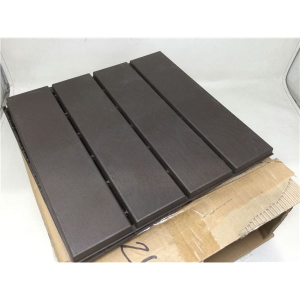 AsterOutdoor Brown Deck Tile (6pcs)