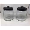 Image 1 : Anchor Hocking Glass Jars with Lids