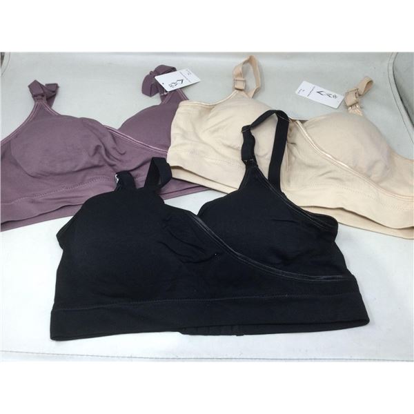 Maternity Nursing Bras with Bra Extenders Clips (XL)