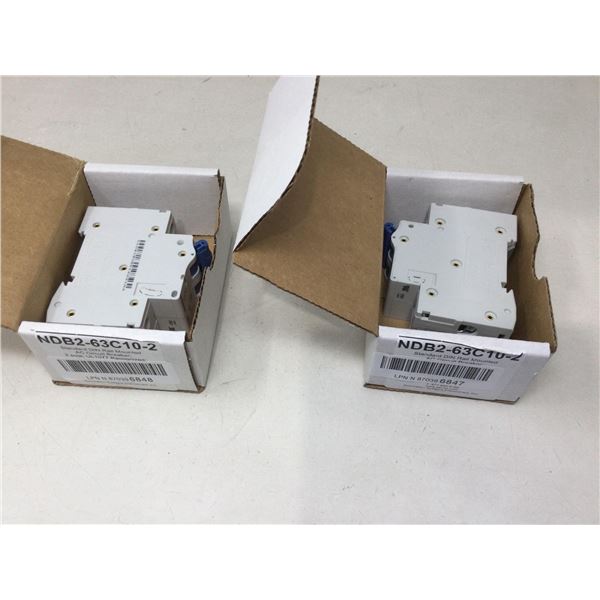 Standard DIN Rail Mounted AC Circuit Breaker (2ct)
