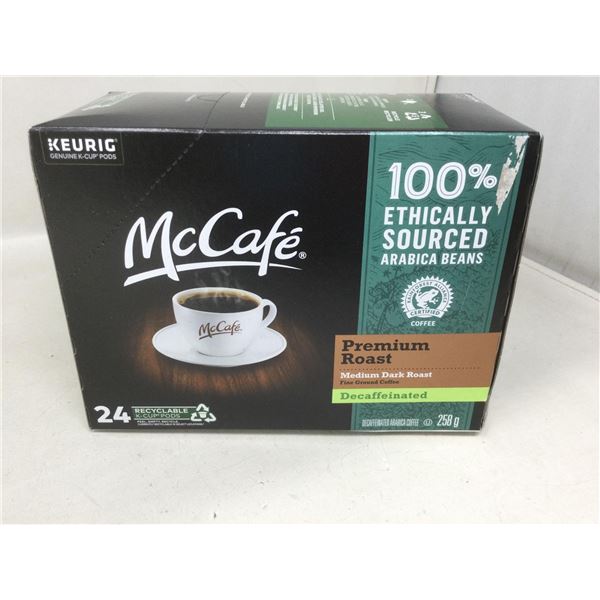 McCafe Keurig- Premium Roast Decaffeninated