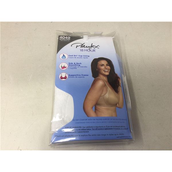 Playtex 18 Hour 4-Way Support Bra (42DD) White