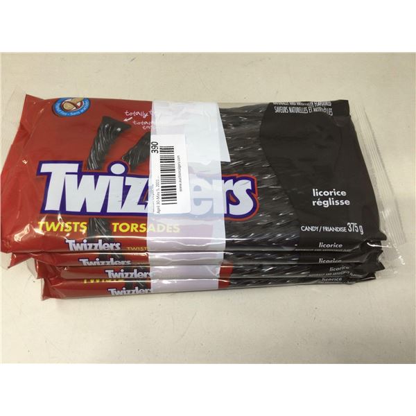 Twizzlers Twists Black Licorice (4 x 375g)
