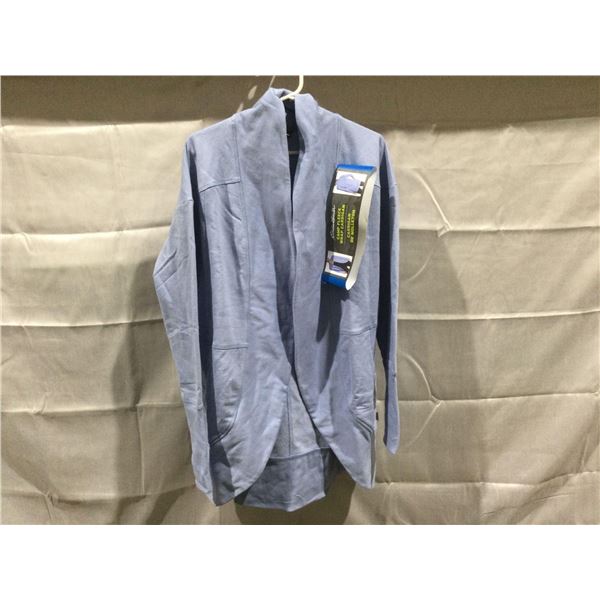 Eddie Bauer Camp Fleece Wrap Cardigan (L)