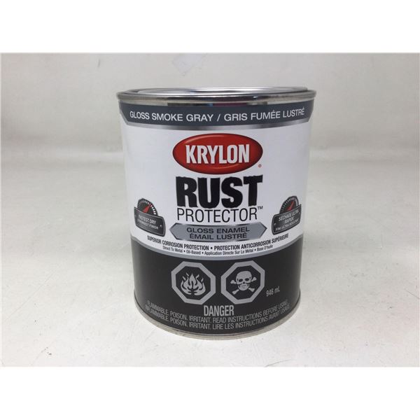 Krylon Rust Protector- Gloss Smoke Gray (946ml)