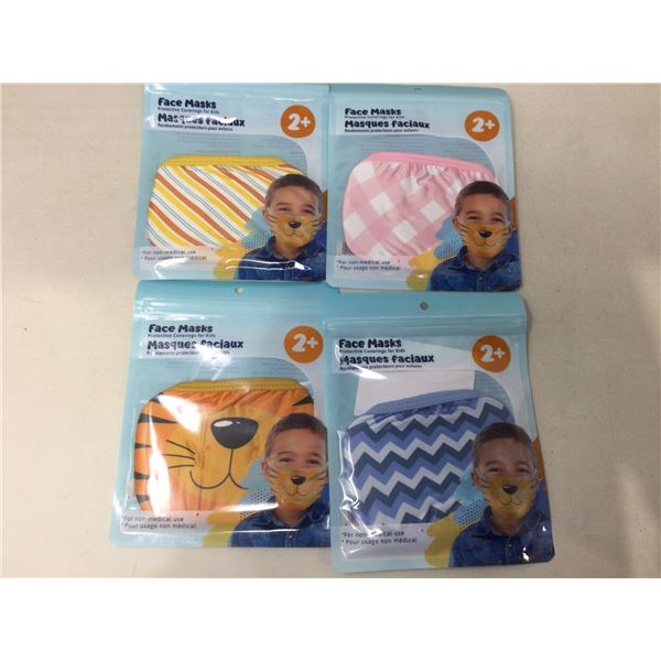 Assorted Kids Face Masks (4ct)