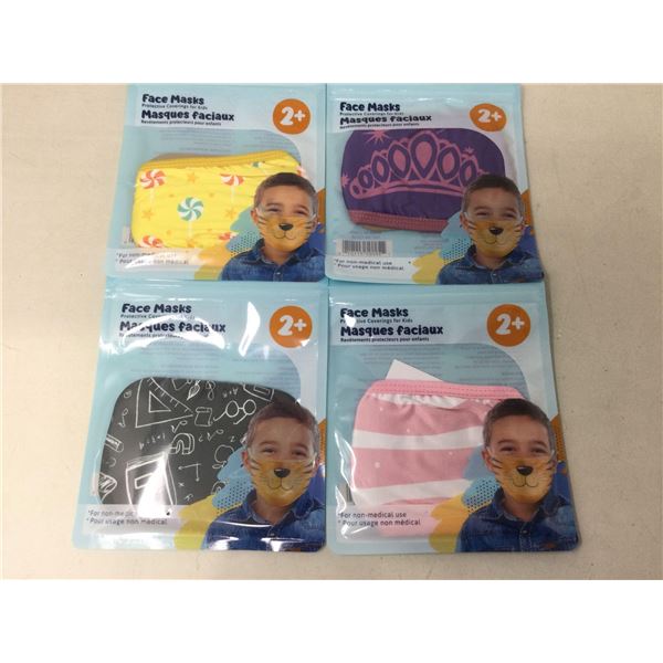 Assorted Kids Face Masks (4ct)