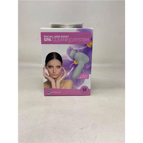 5 in 1, 2 speed facial/body cleanser.