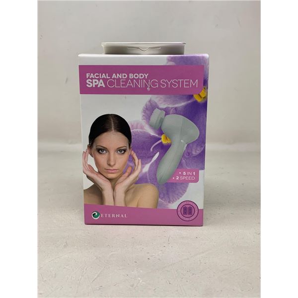 5 in 1, 2 speed facial/body cleanser.