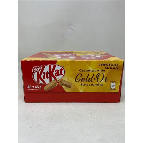 Caramelized white chocolate kitkat bars (48x45g)