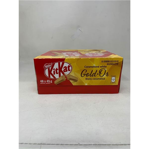 Caramelized white chocolate kitkat bars (48x45g)