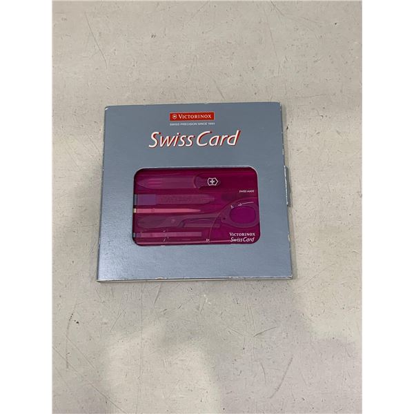 Victorinox Swiss pocket knife card
