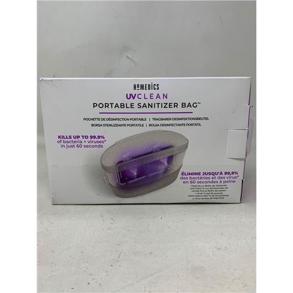 Portable UV sanitizing bag