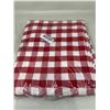 Image 1 : Red and white plaid Picnic table cloth