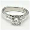 Image 3 : Silver Certified Moissanite ( Round 7 Mm)(4.05ct) Rhodium Plated Ring (~weight 4.05g), Suggested Ret