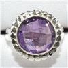 Image 1 : Silver Amethyst(6.1ct) Ring (~weight 6.1g), Suggested Retail Value $300