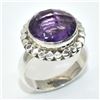 Image 3 : Silver Amethyst(6.1ct) Ring (~weight 6.1g), Suggested Retail Value $300