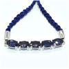 Image 2 : Silver Iolite(5.2ct) Rhodium Plated Thread Bracelet Bracelet (~weight 5.2g), Suggested Retail Value 