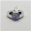 Image 1 : Silver Tanzanite(1.7ct) Ring (~weight 4.38g), Suggested Retail Value $140