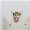 Image 1 : 14K Yellow Gold Pink Cz Pendant, Made in Canada, Suggested Retail Value $80