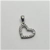 Image 1 : Silver Cubic Zirconia Pendant, Suggested Retail Value $80
