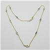 Image 1 : Silver Tanzanite 18" Necklace (~weight 4.03g), Suggested Retail Value $220