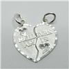 Image 1 : Silver Heart Shape Pendant, Suggested Retail Value $50