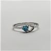 Image 1 : Silver Blue Topaz Ring (~weight 1.58g), Suggested Retail Value $80