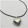 Image 2 : Silver Heart Shape 20" Necklace (~weight 3.3g), Suggested Retail Value $120
