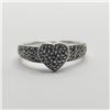 Image 1 : Silver Marcasite Ring (~weight 3.16g), Suggested Retail Value $100