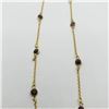 Image 2 : Silver Ruby 20" Necklace (~weight 4.26g), Suggested Retail Value $150