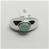 Image 1 : Silver Emerald(1.3ct) Ring (~weight 4.33g), Suggested Retail Value $140