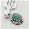 Image 2 : Silver Emerald(1.3ct) Pendant (~weight 1.58g), Suggested Retail Value $80