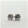Image 1 : 10K Yellow Gold Cz Earrings, Suggested Retail Value $150