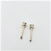 Image 2 : 14K Yellow Gold Cubic Zirconia Nosepin, Made in Canada, Suggested Retail Value $80
