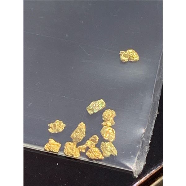 10 pcs Alaska Natural PURE gold - 0.5-1mm  Placer Gold