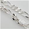 Image 3 : Silver 925 Marked, Lobster Claw Clasp, Figaro Link Bracelet (~weight 6.1g), Suggested Retail Value $