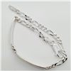 Image 4 : Silver 925 Marked, Lobster Claw Clasp, Figaro Link Bracelet (~weight 6.1g), Suggested Retail Value $